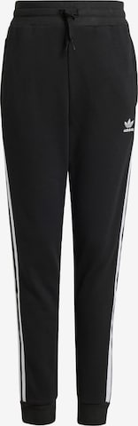 ADIDAS ORIGINALS Tapered Hose 'Trefoil' in Schwarz: Vorderseite