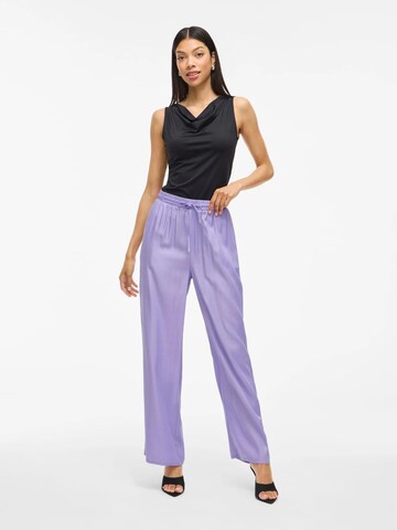 VILA Baggy Trousers 'bolis' in Purple