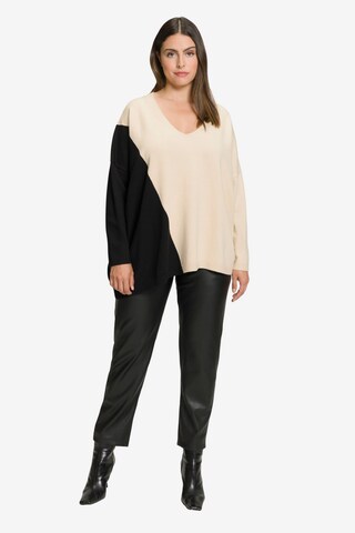 Ulla Popken Pullover in Beige