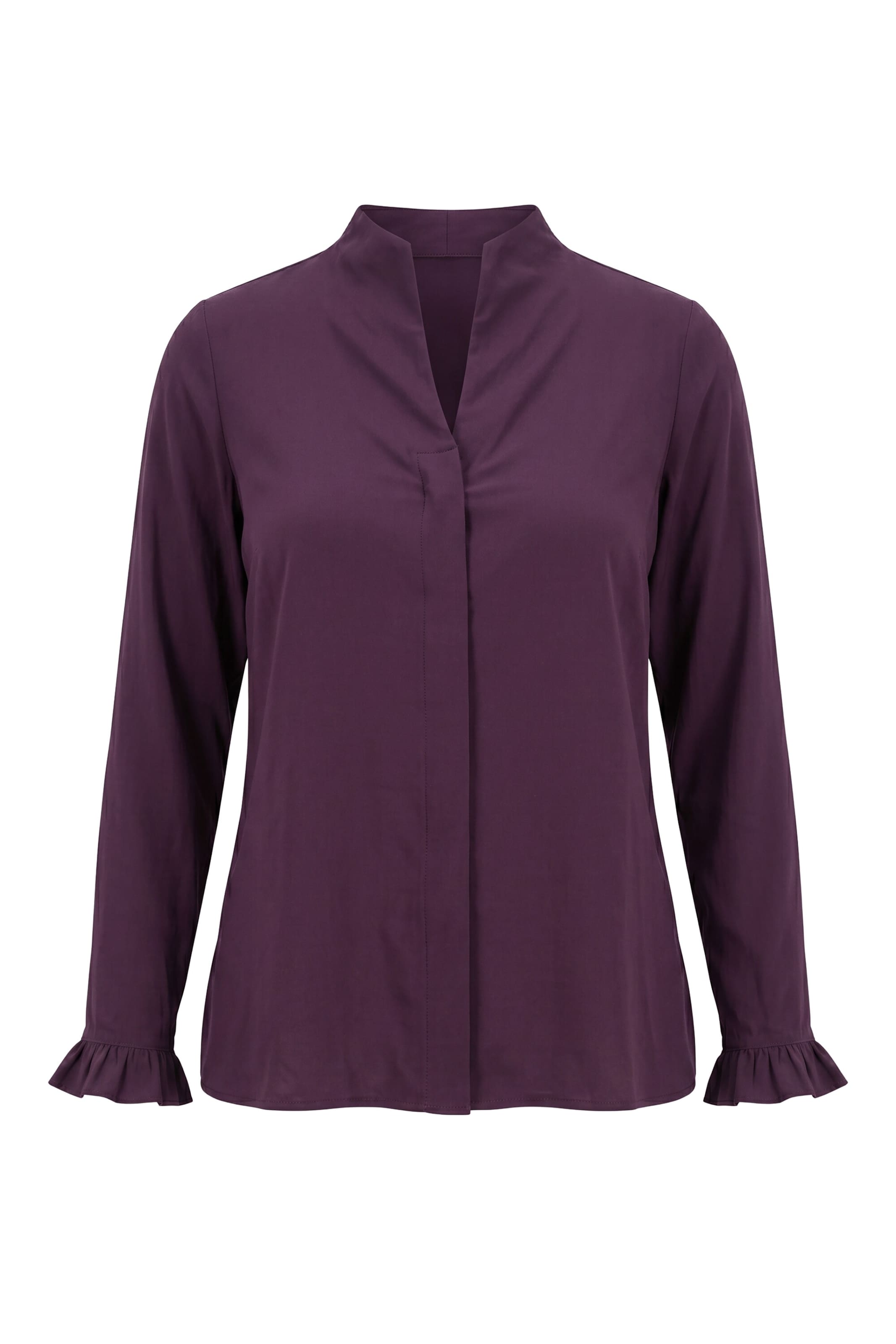 Ulla Popken Bluse in Lila: Vorderseite