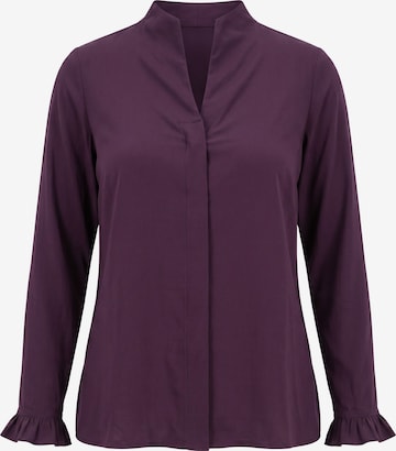 Ulla Popken Bluse in Lila: Vorderseite