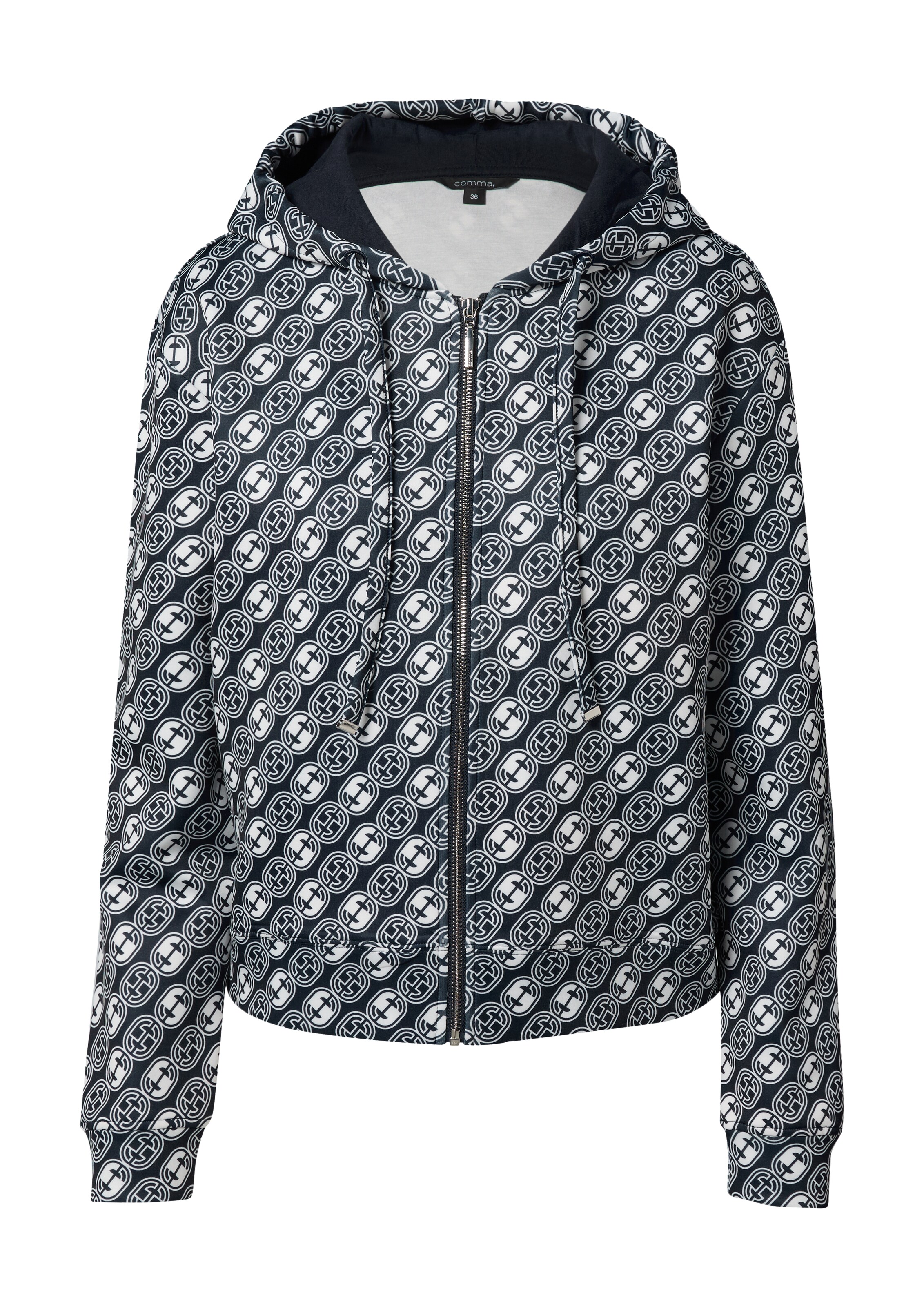 Veste de survêtement COMMA en bleu : devant