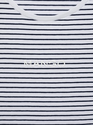 Tricou de la MANGO pe albastru