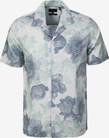 Ted Baker - Ajuste regular Camisa 'Cesiro' en blanco: frente