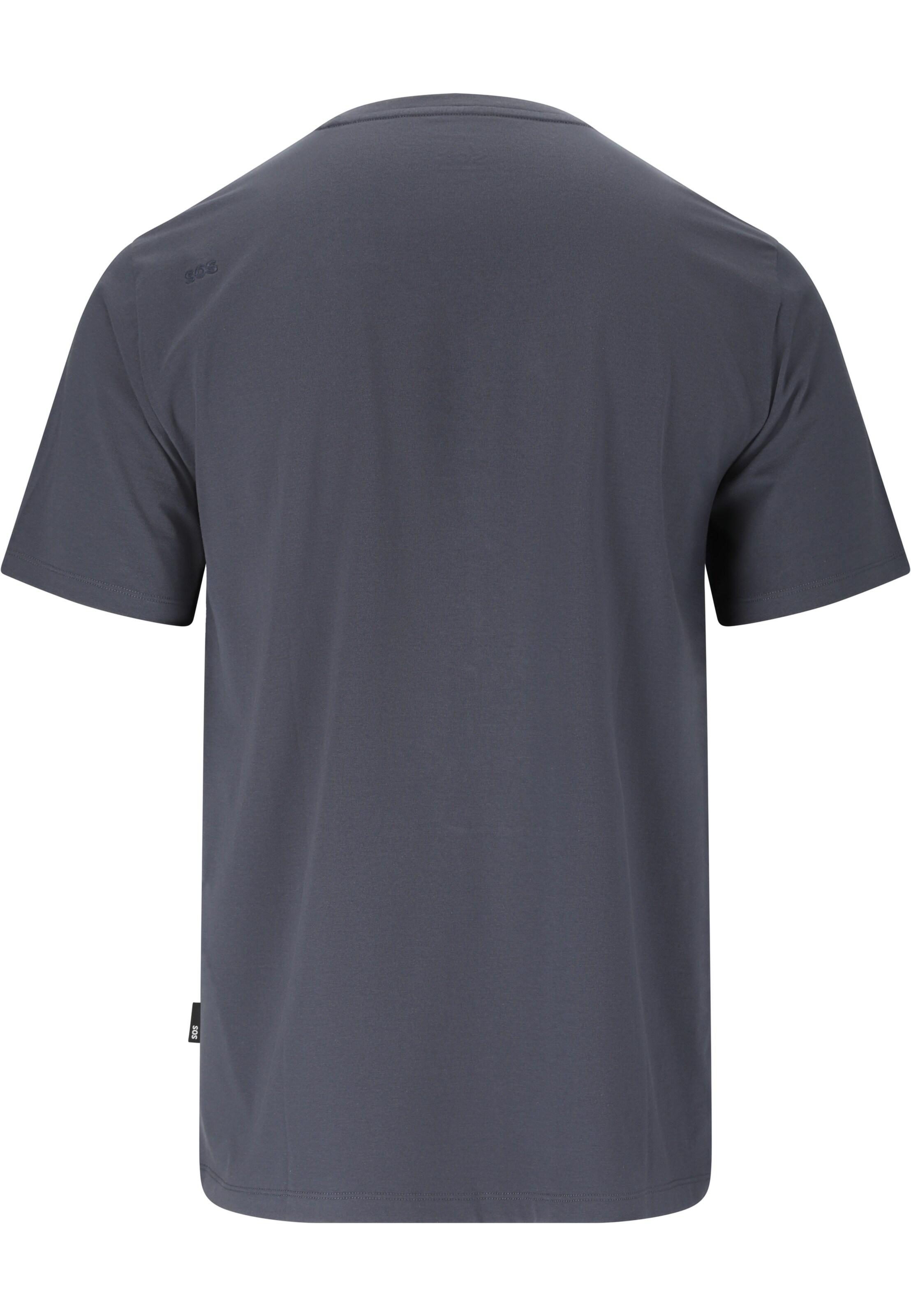 SOS T-Shirt 'Kvitfjell' in Grau