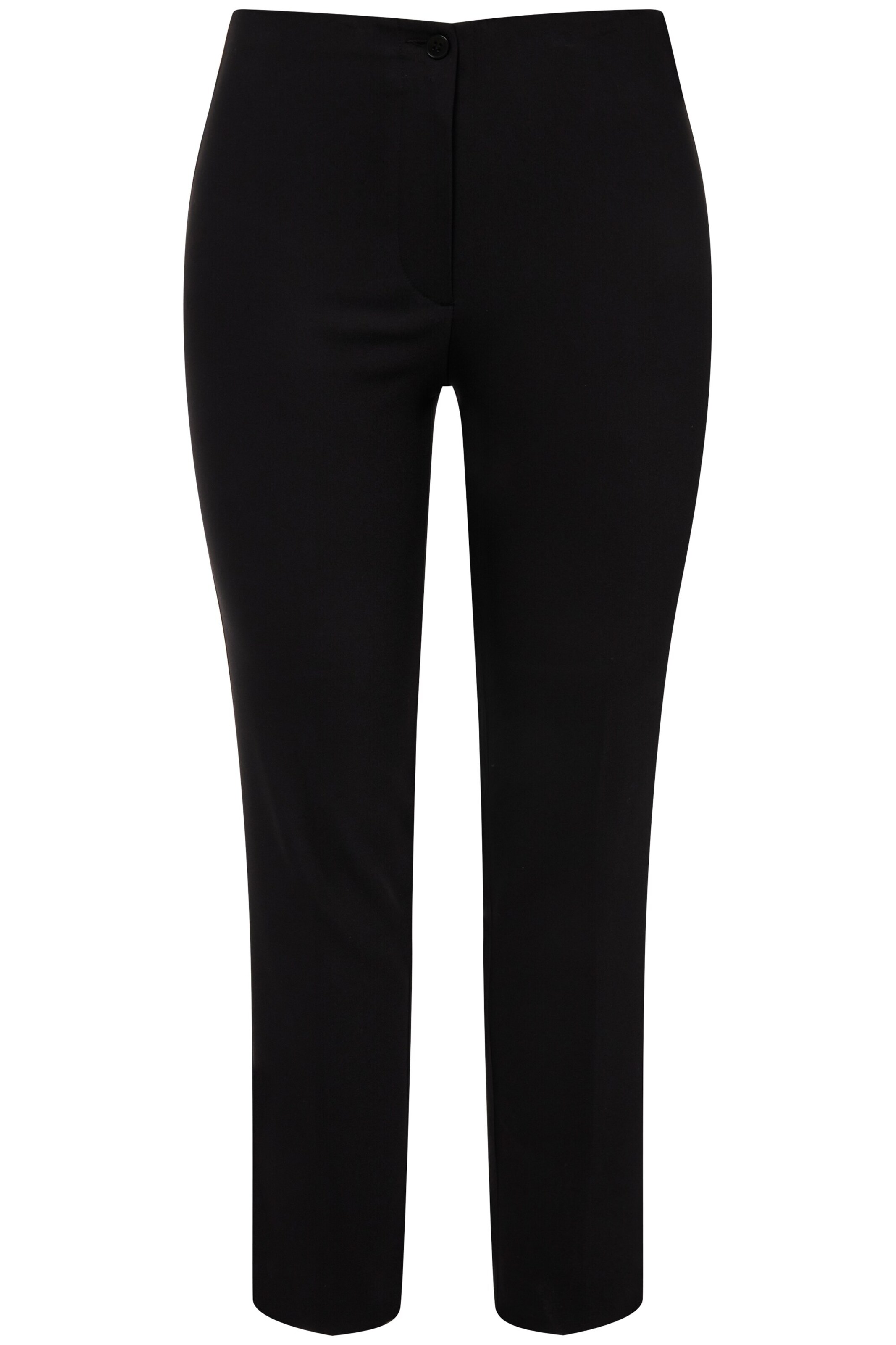 Ulla Popken Pantalon in Zwart: voorkant