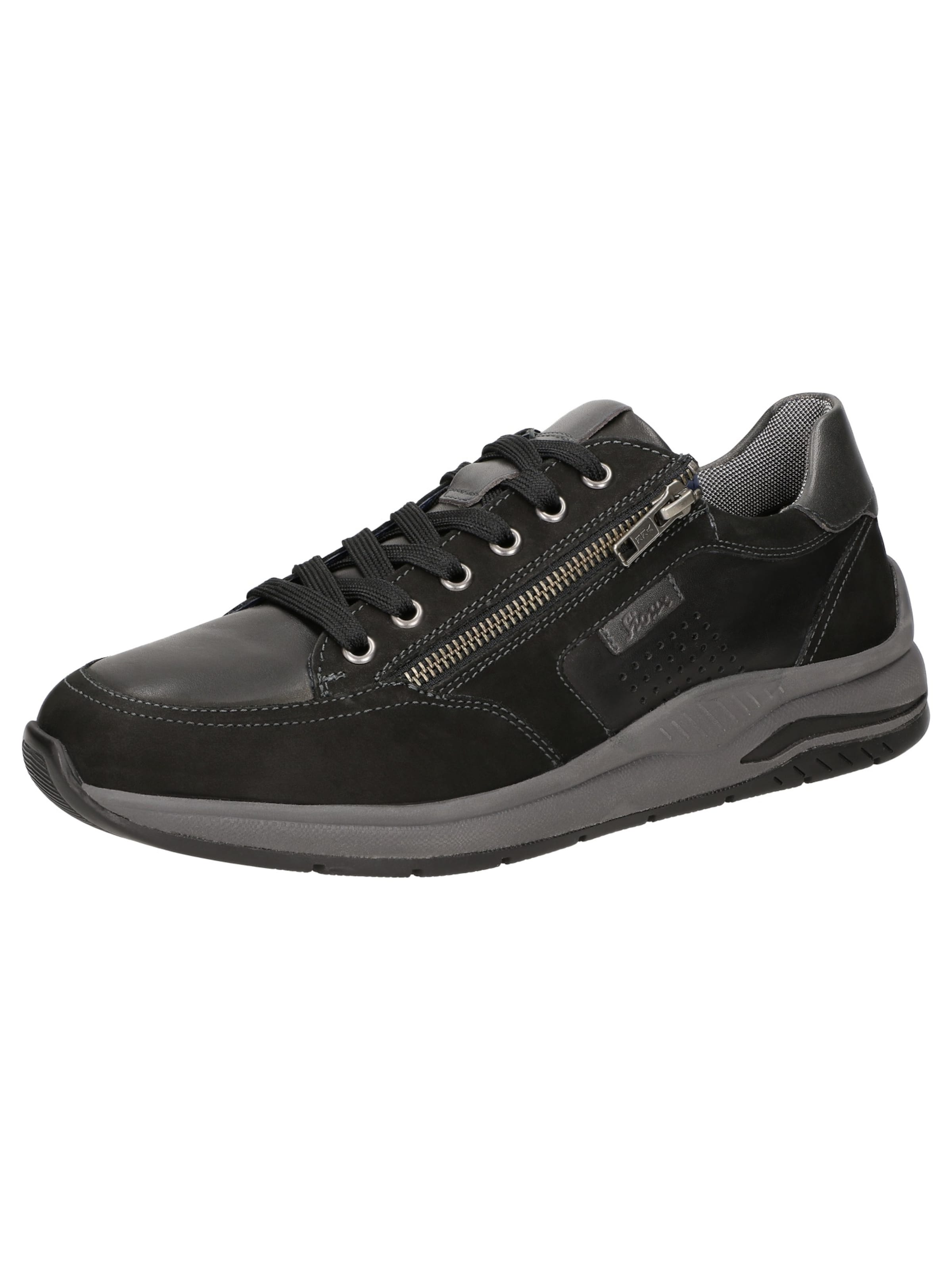 SIOUX Sneakers laag in Zwart: voorkant