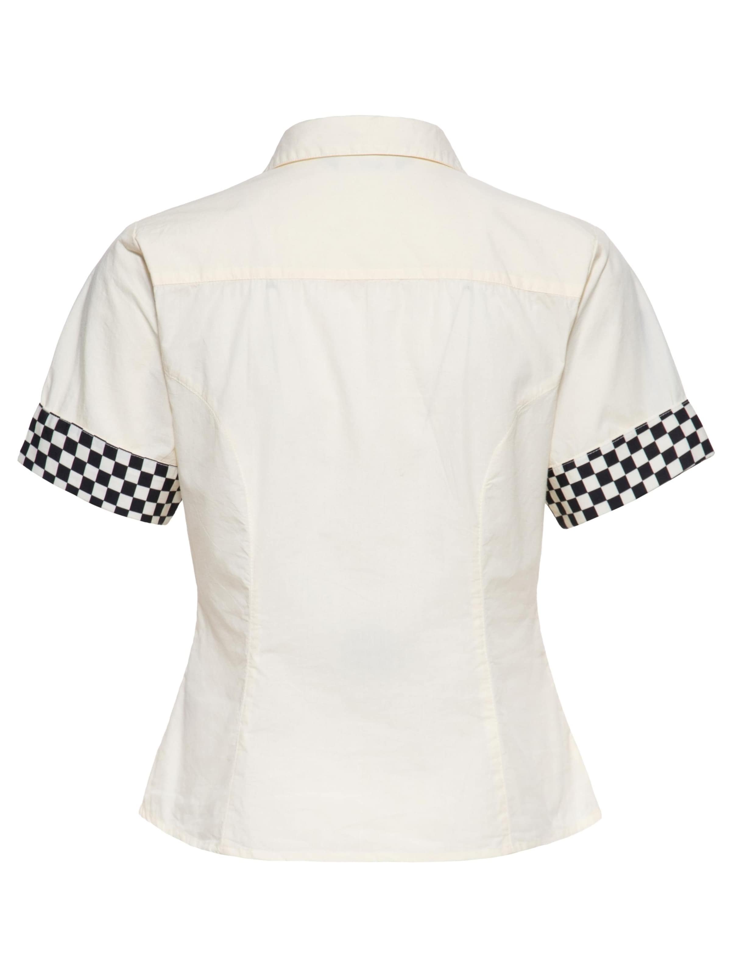 Queen Kerosin Blouse 'Super Modified' in White