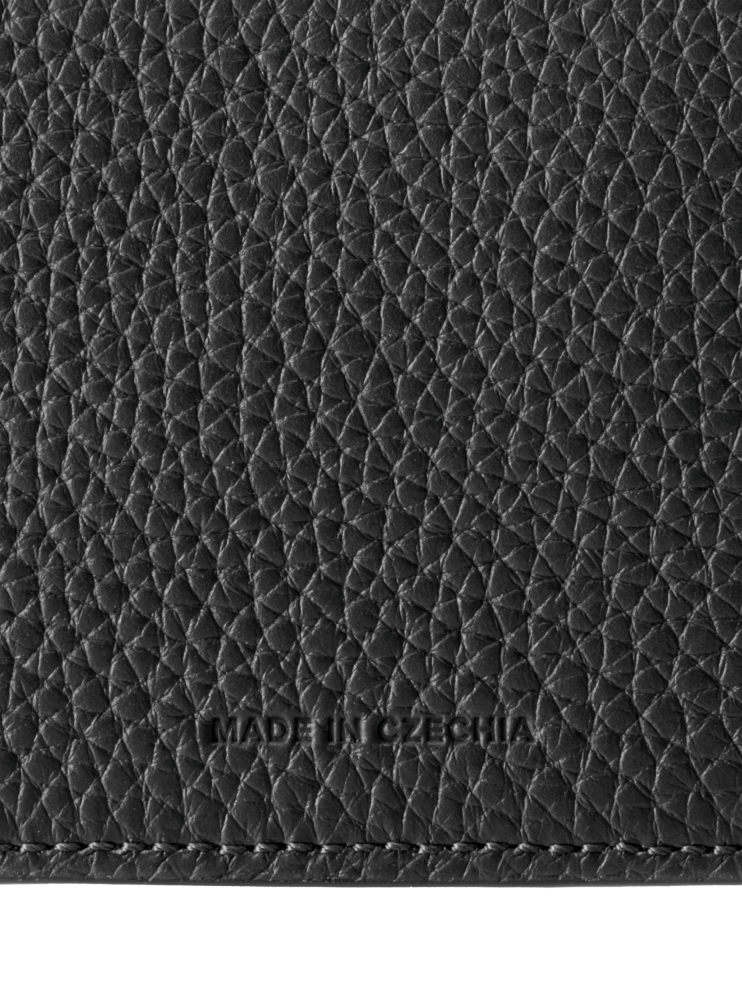 EMBLEMM Portemonnee 'Taurillon' in Zwart