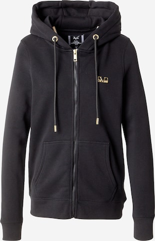 19V69 ITALIA Collegetakki 'MIA' värissä musta: etupuoli