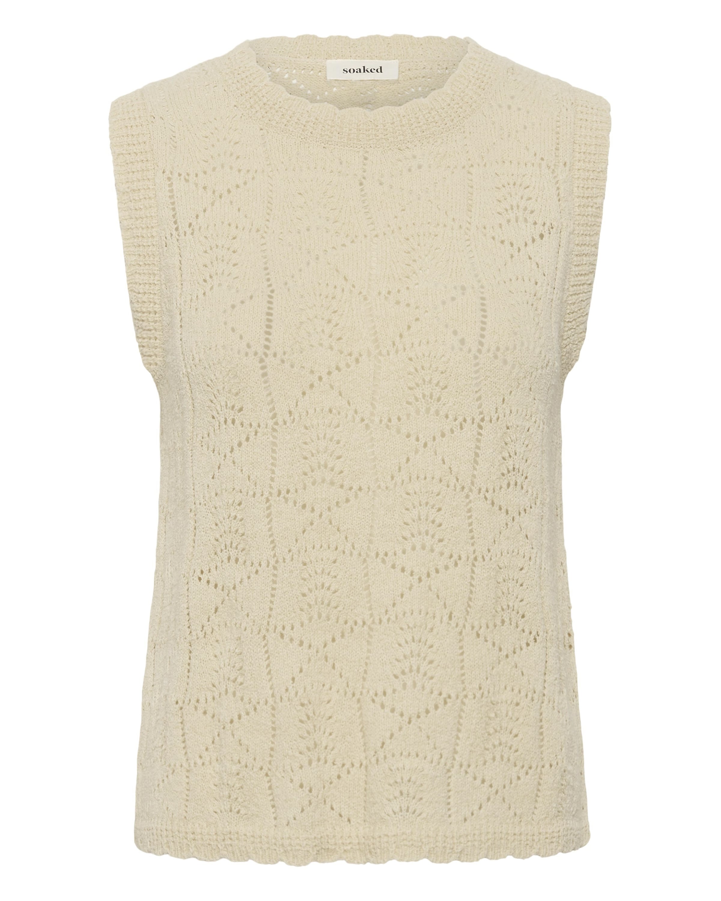 SOAKED IN LUXURY Pullover 'SLFlores' i hvid: forside