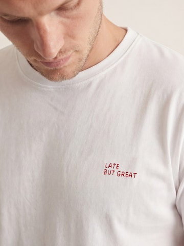 Antargo Shirt 'Embroidery T-Shirt' in White