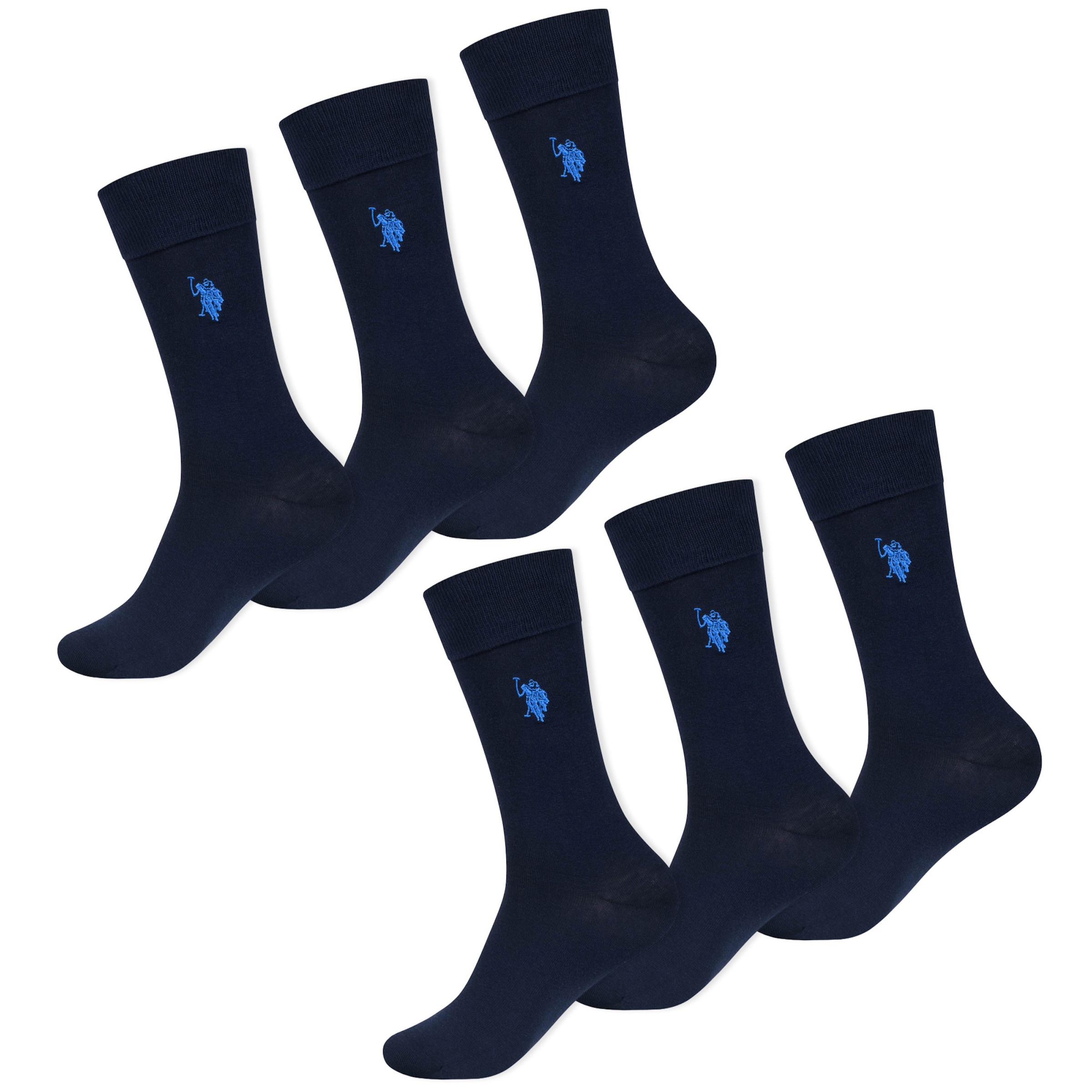 U.S. POLO ASSN. Sokken in Blauw: voorkant