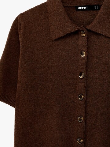 Koton Gebreid vest in Bruin