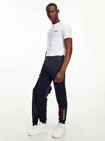 Tapered Pantaloni de la Tommy Hilfiger Underwear pe albastru