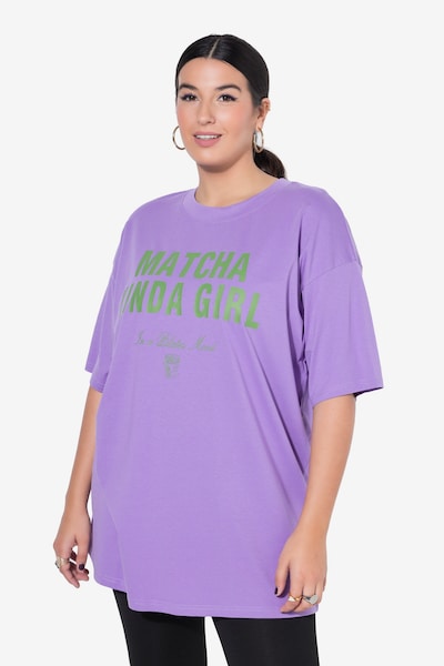 Studio Untold T-Shirt in kiwi / lavendel, Produktansicht