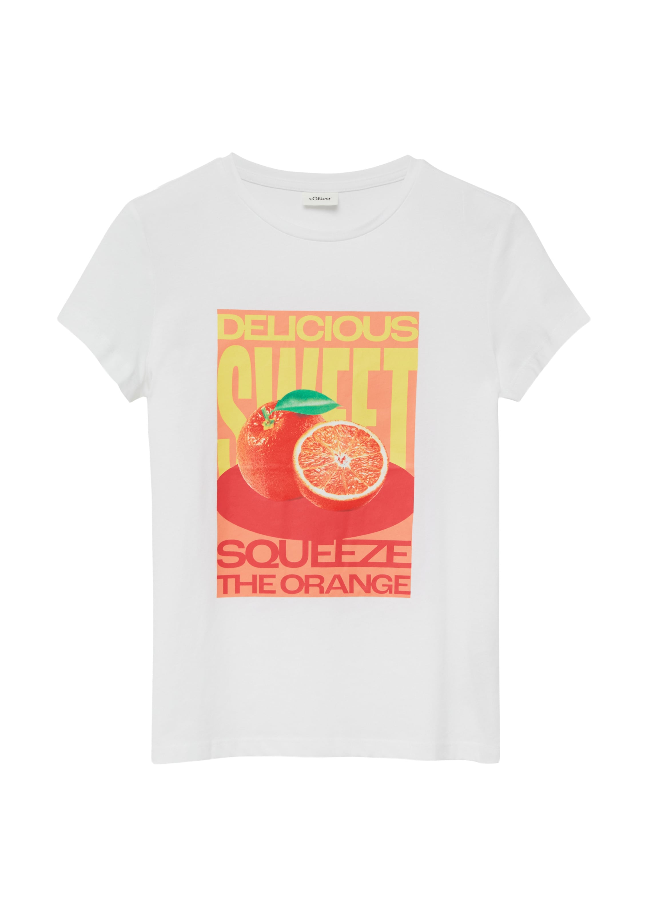 s.Oliver T-Shirt in Weiß: Vorderseite