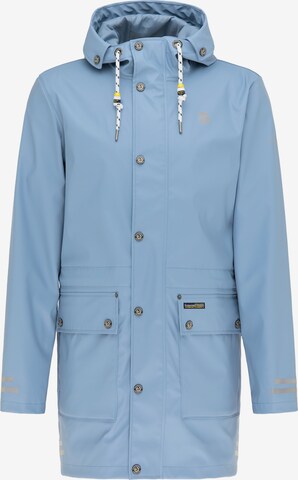 Schmuddelwedda Between-Seasons Parka in Blue: front