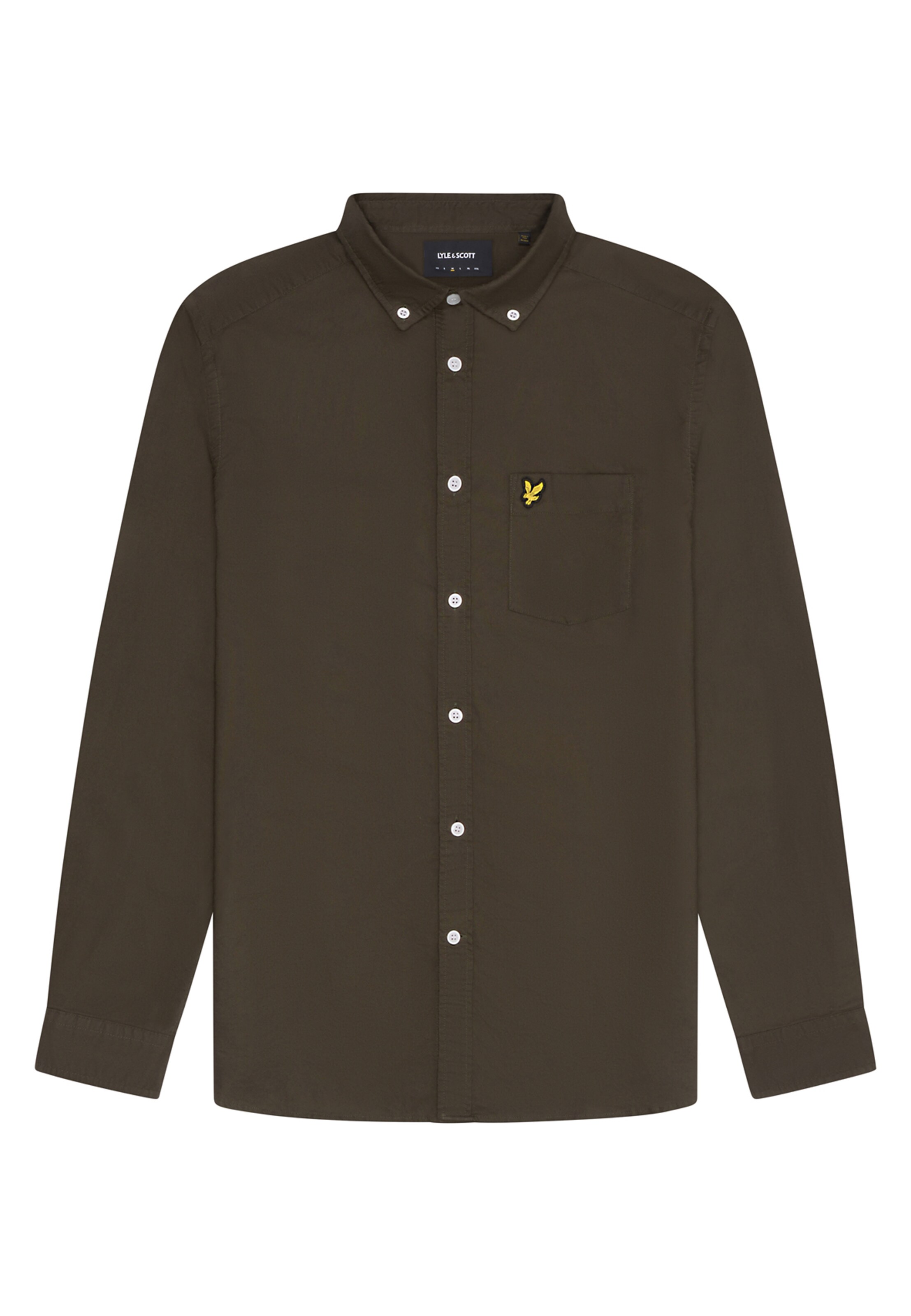 Lyle & Scott Overhemd in Groen: voorkant
