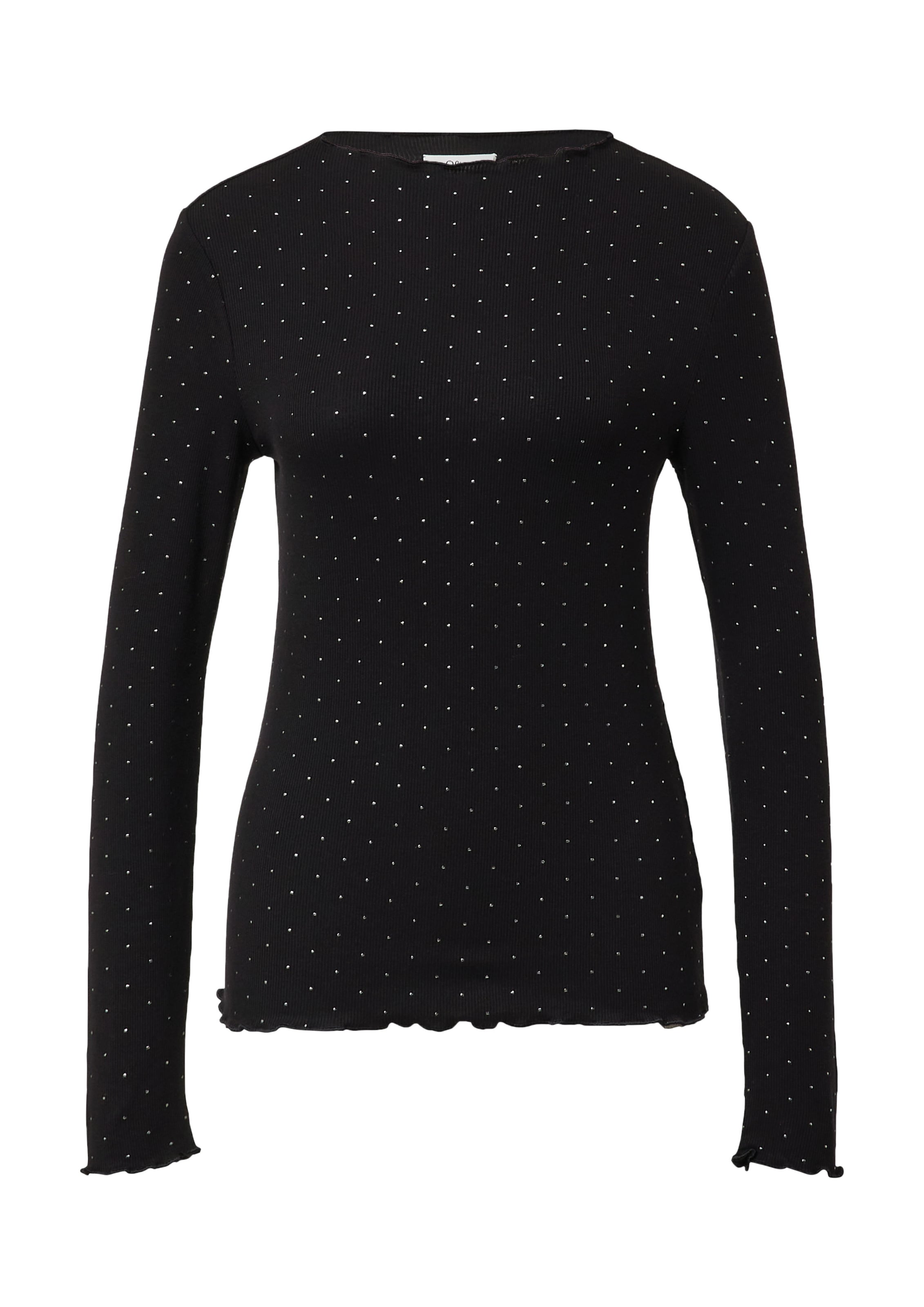 s.Oliver Shirt in Black: front