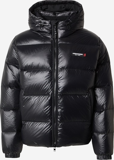 Žieminė striukė iš Abercrombie & Fitch, spalva – juoda / balta, Prekių apžvalga