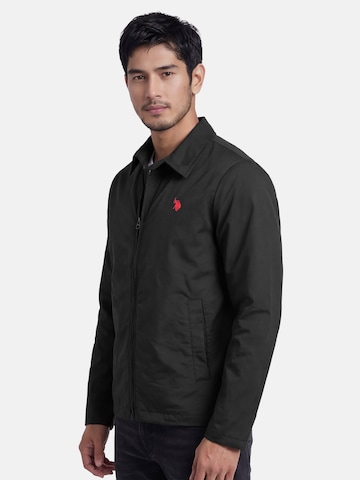 U.S. POLO ASSN. Tussenjas in Zwart