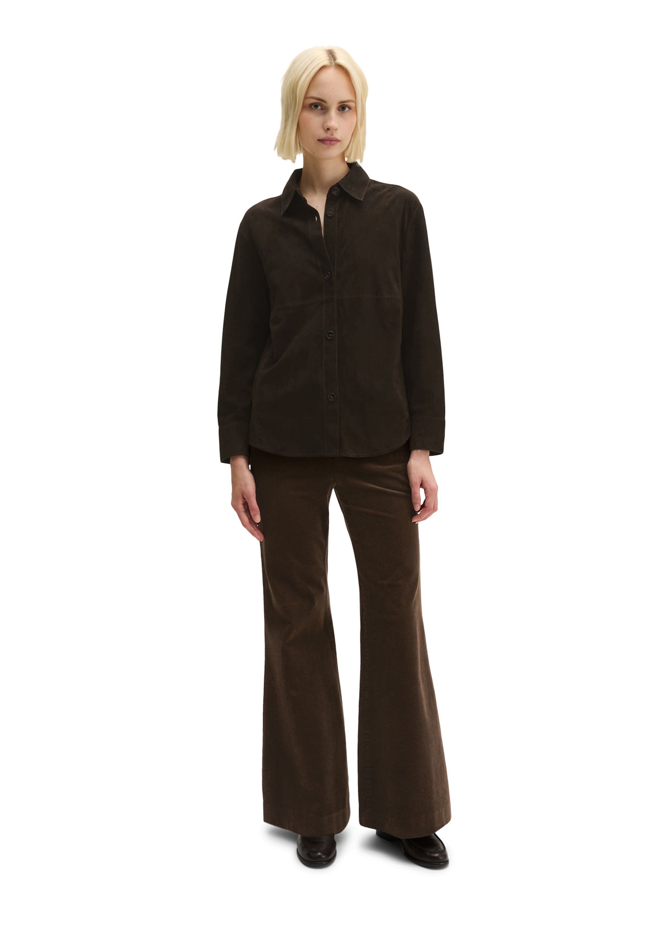 Marc O'Polo Bluse in Braun: Vorderseite