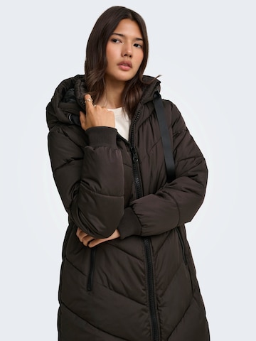JDY Winter coat 'JDYSKYLAR' in Brown