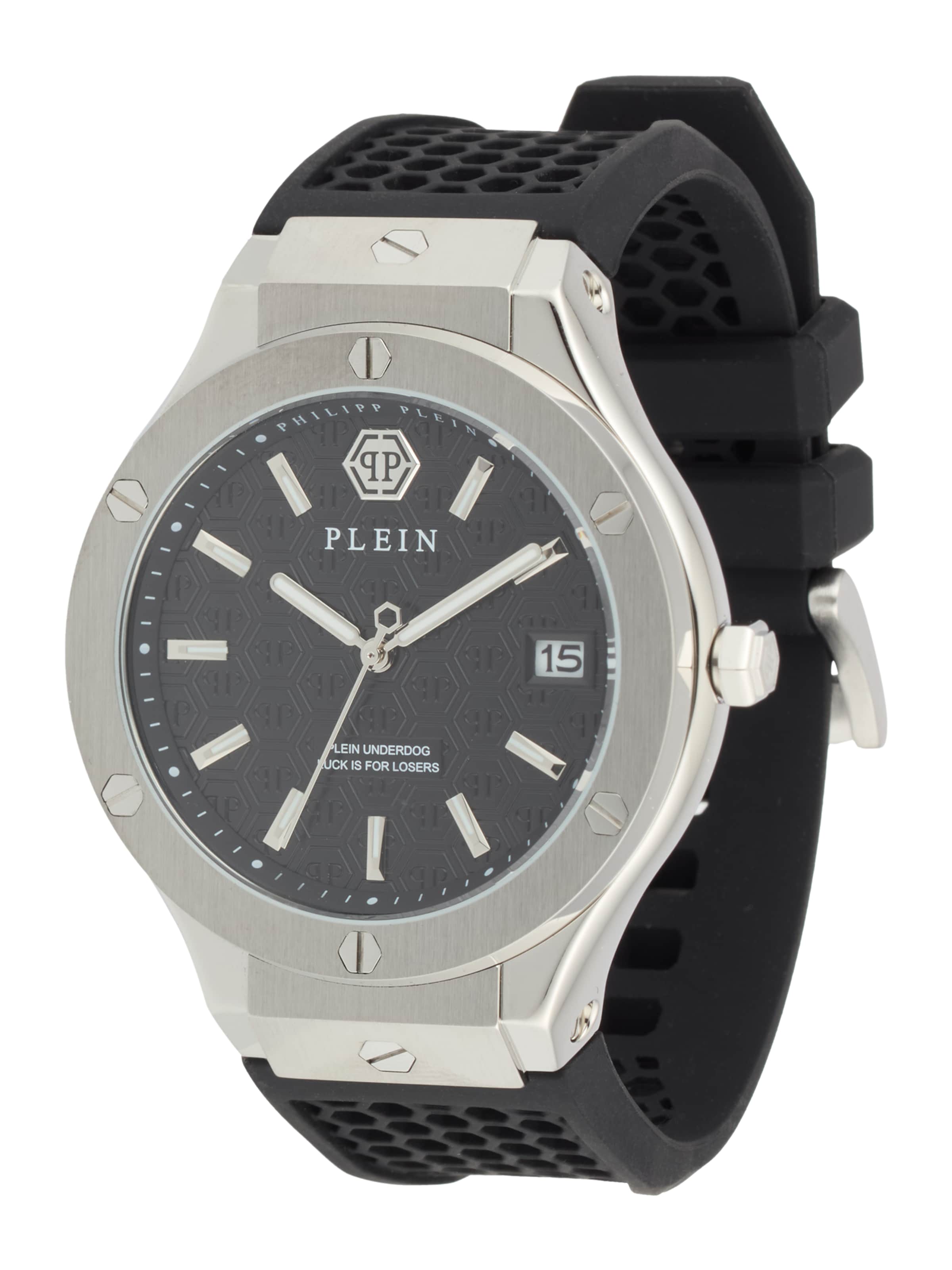 Philipp Plein Watches Uhr 'Underdog' in Silber: Vorderseite