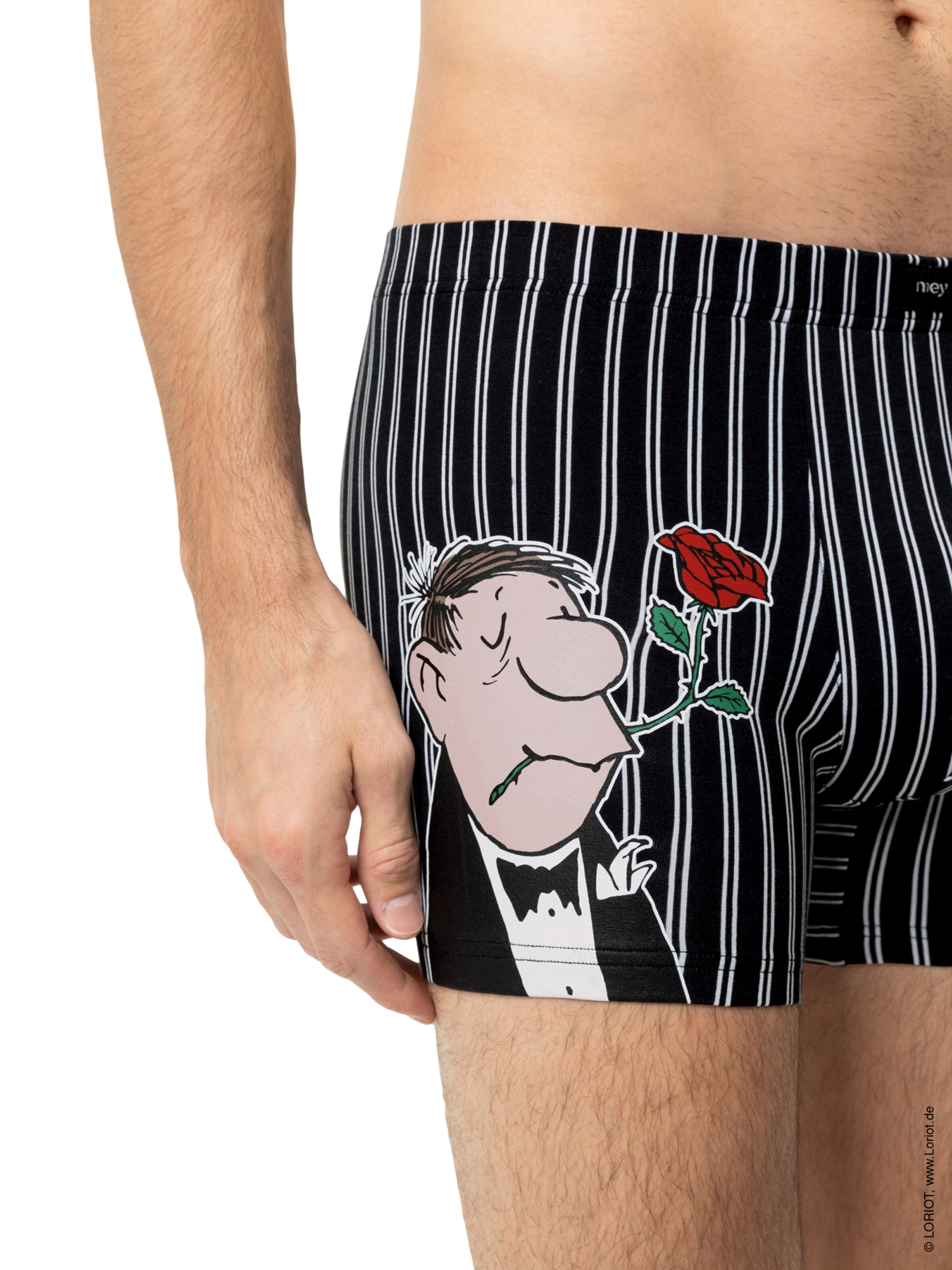 Boxers 'LORIOT' Mey en noir