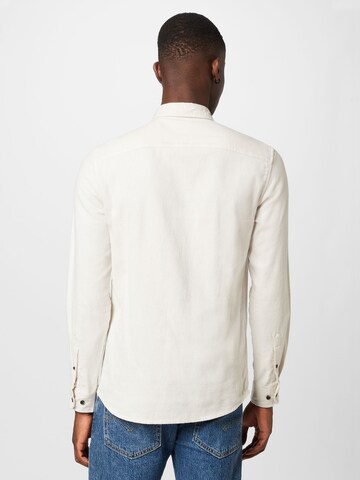Slim fit Camicia 'ARI' di Only & Sons in bianco