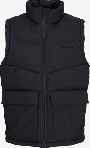 JACK & JONES Bodywarmer 'Vesterbro' in Zwart: voorkant