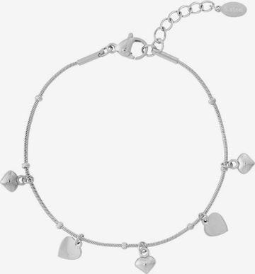 Bracelet 'ELIA' Cala Rose en argent : devant