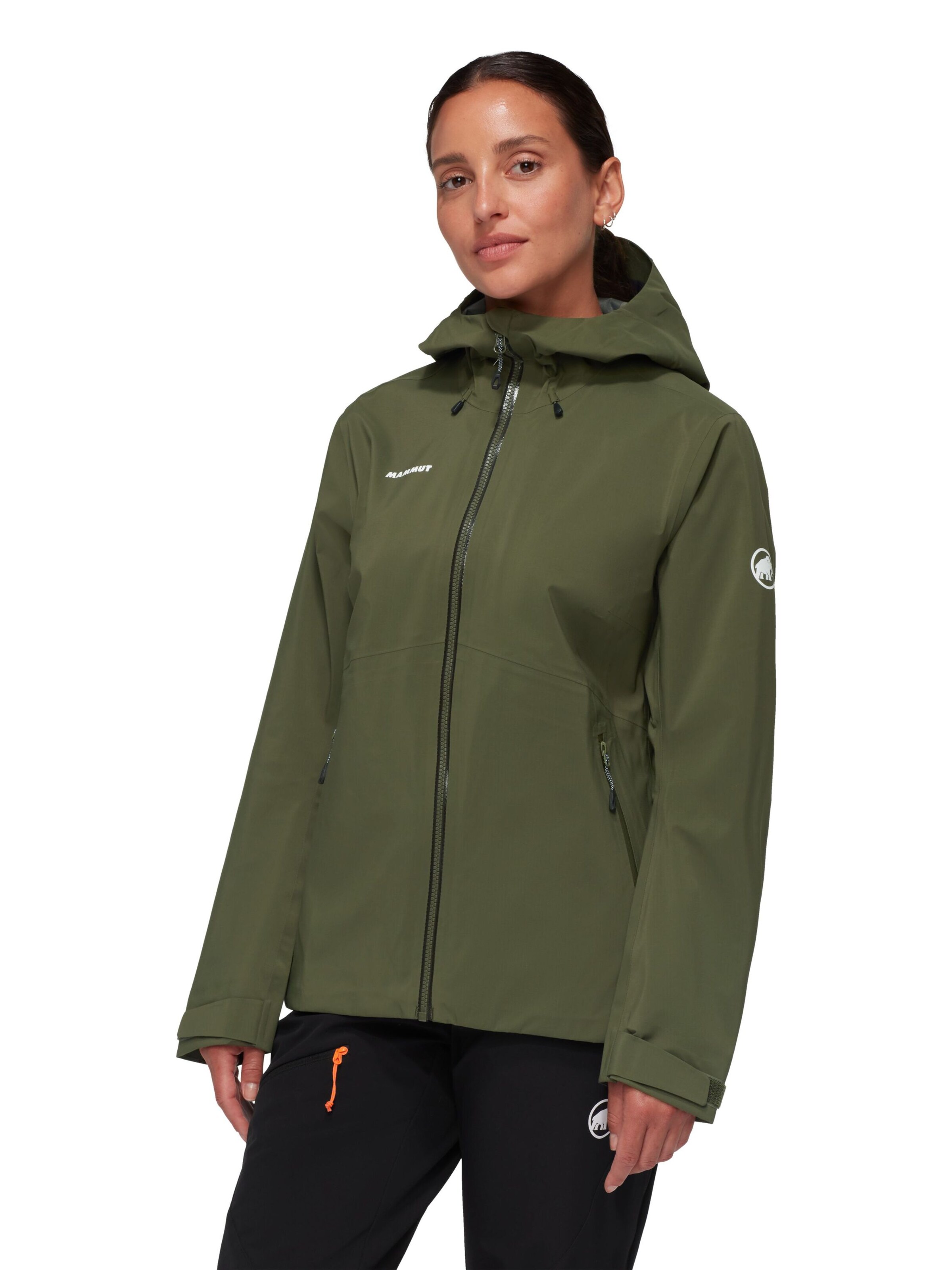 MAMMUT Outdoor Jacket in Green: front