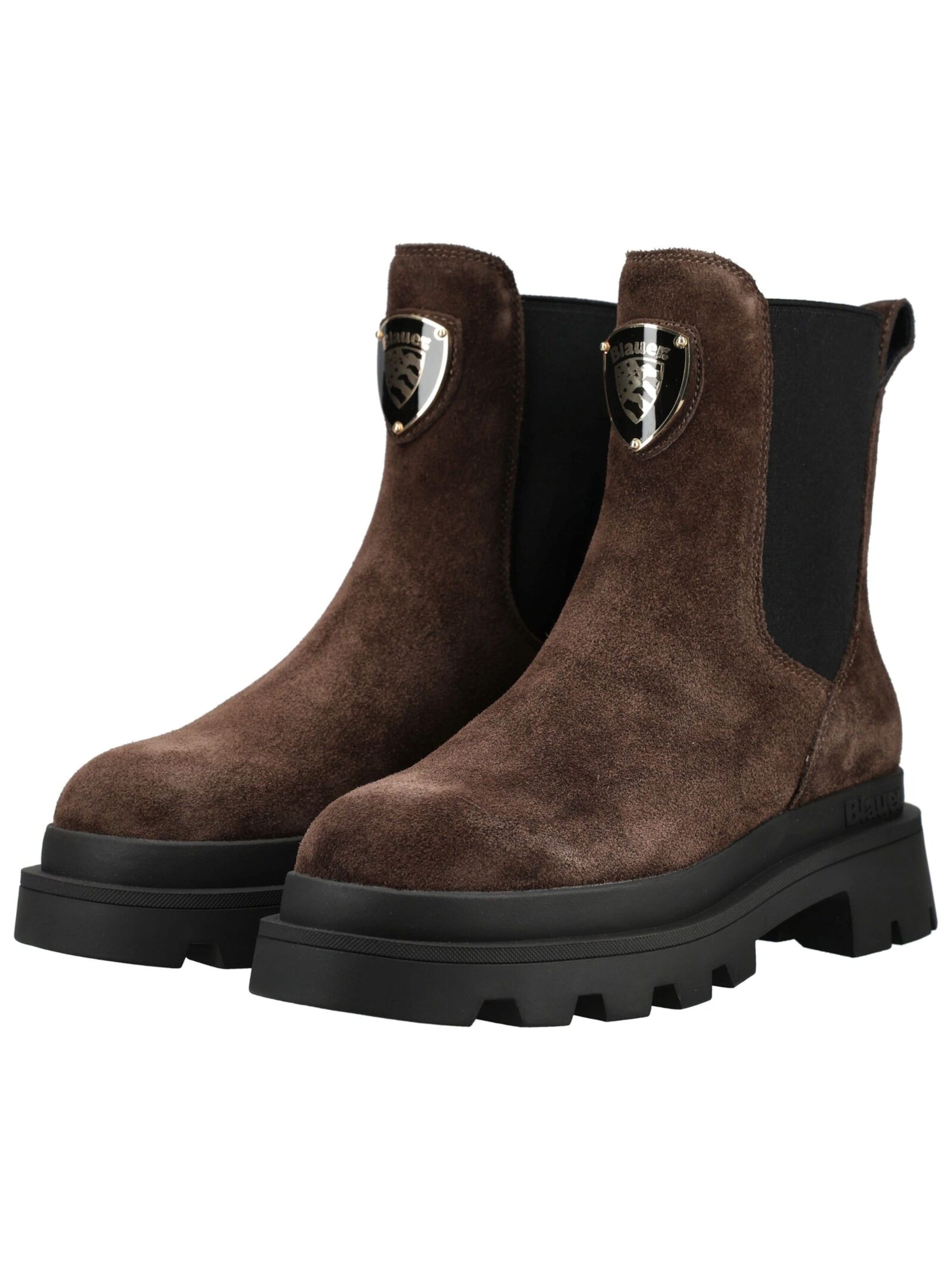 Blauer.USA Chelsea boots in Bruin: voorkant