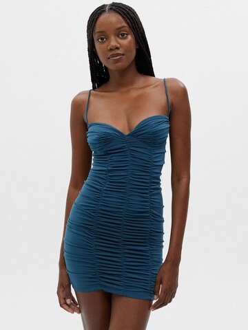 Pull&Bear Dress in Blue: front