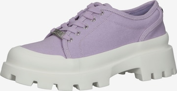 Baskets basses STEVE MADDEN en violet : devant