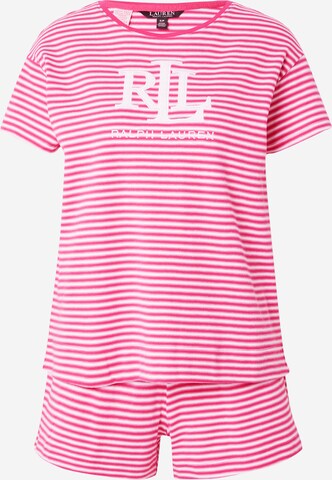 Lauren Ralph Lauren Pyjama in Roze: voorkant