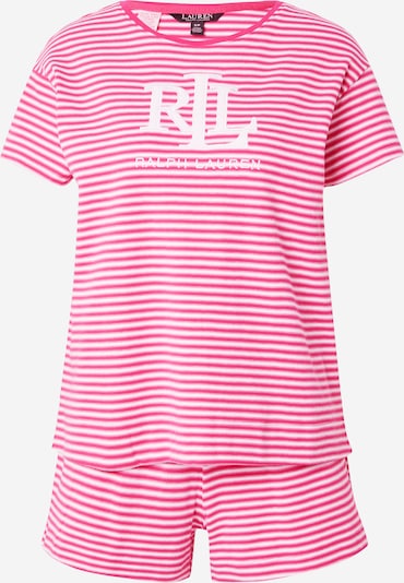 Lauren Ralph Lauren Pyjamas i rosa / lyserosa / hvit, Produktvisning