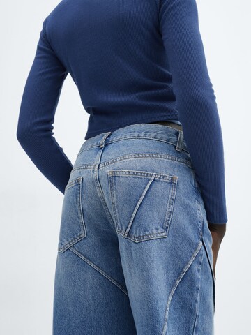 MANGO Loosefit Jeans 'Rossi' in Blau