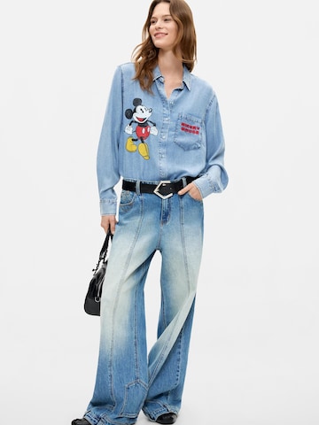 Desigual - Blusa 'Mickey Disney' en azul