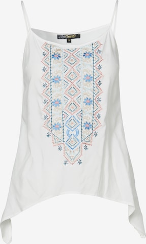 KOROSHI - Blusa em branco: frente