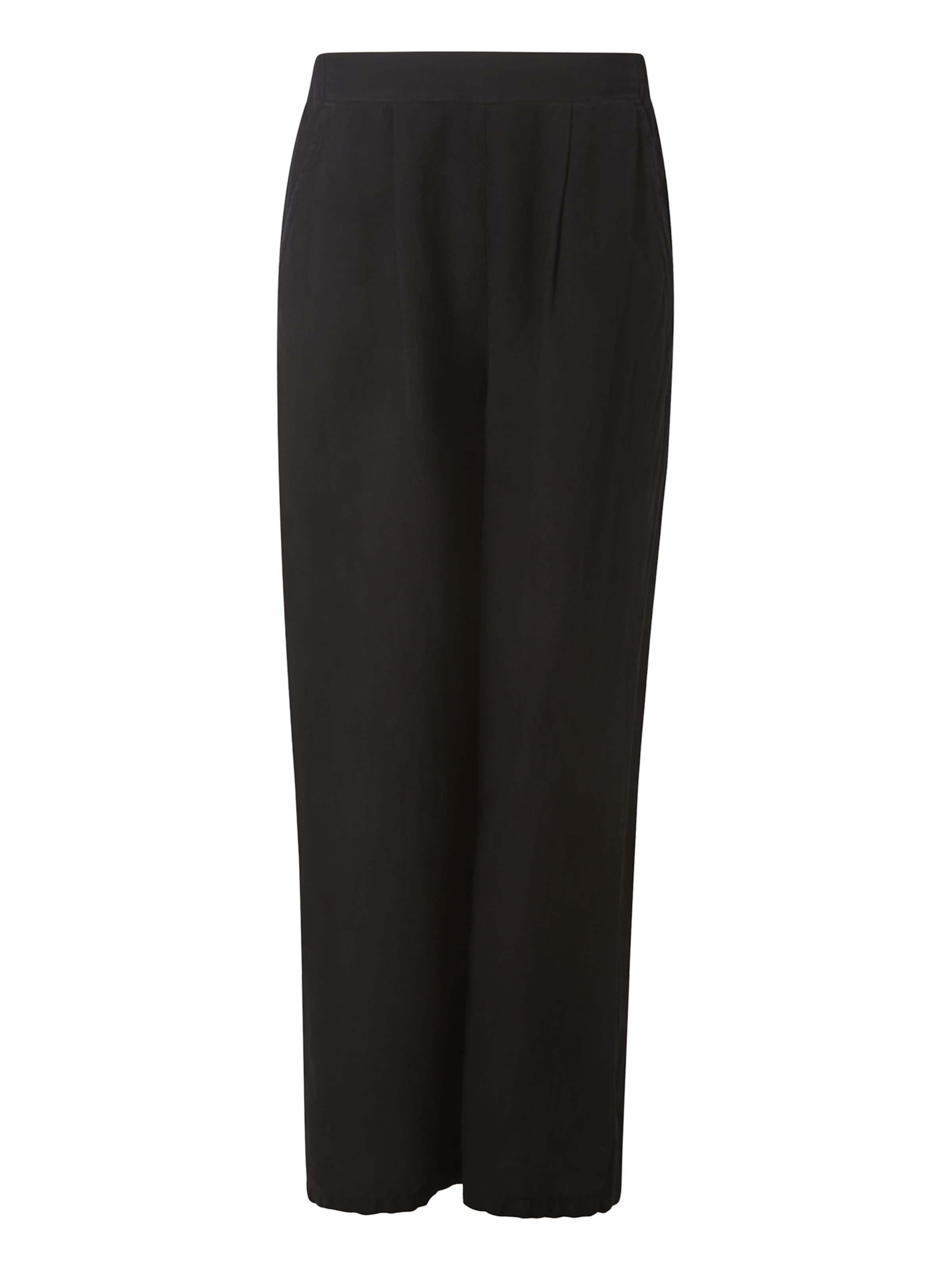TIMEZONE Wide leg Pleat-Front Pants 'Wide' in Black: front