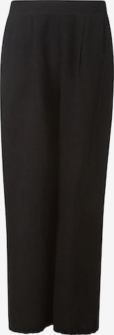 TIMEZONE Pleat-Front Pants 'Wide' in Black: front