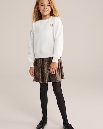 WE Fashion Платье в Бежевый