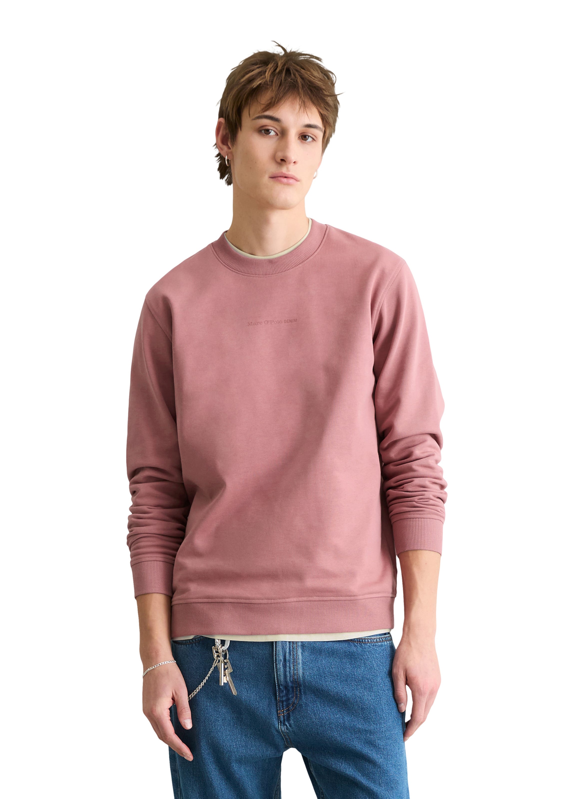 Marc O'Polo DENIM Sweatshirt in Lila: voorkant
