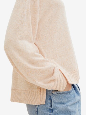 TOM TAILOR DENIM Pullover in Orange