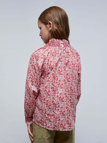 Scalpers Bluza 'Smock Flower' | roza barva