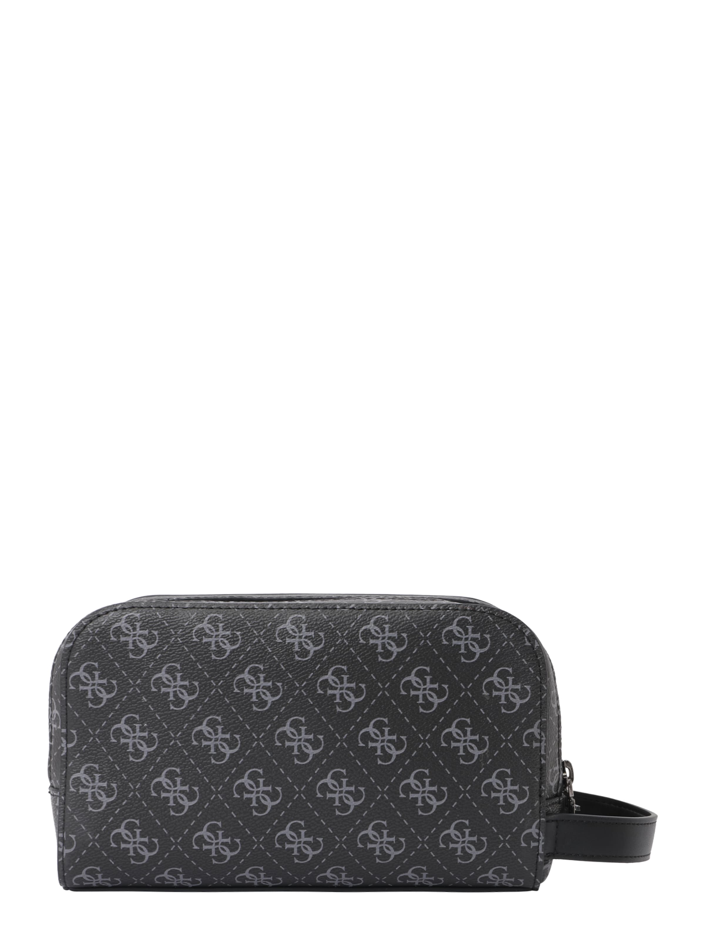 GUESS Toiletry Bag 'MILANO SMALL NECESSAIRE' in Black: front
