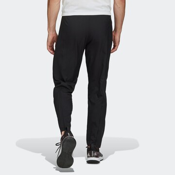 juoda ADIDAS SPORTSWEAR Standartinis Sportinės kelnės 'Melbourne Stretch '